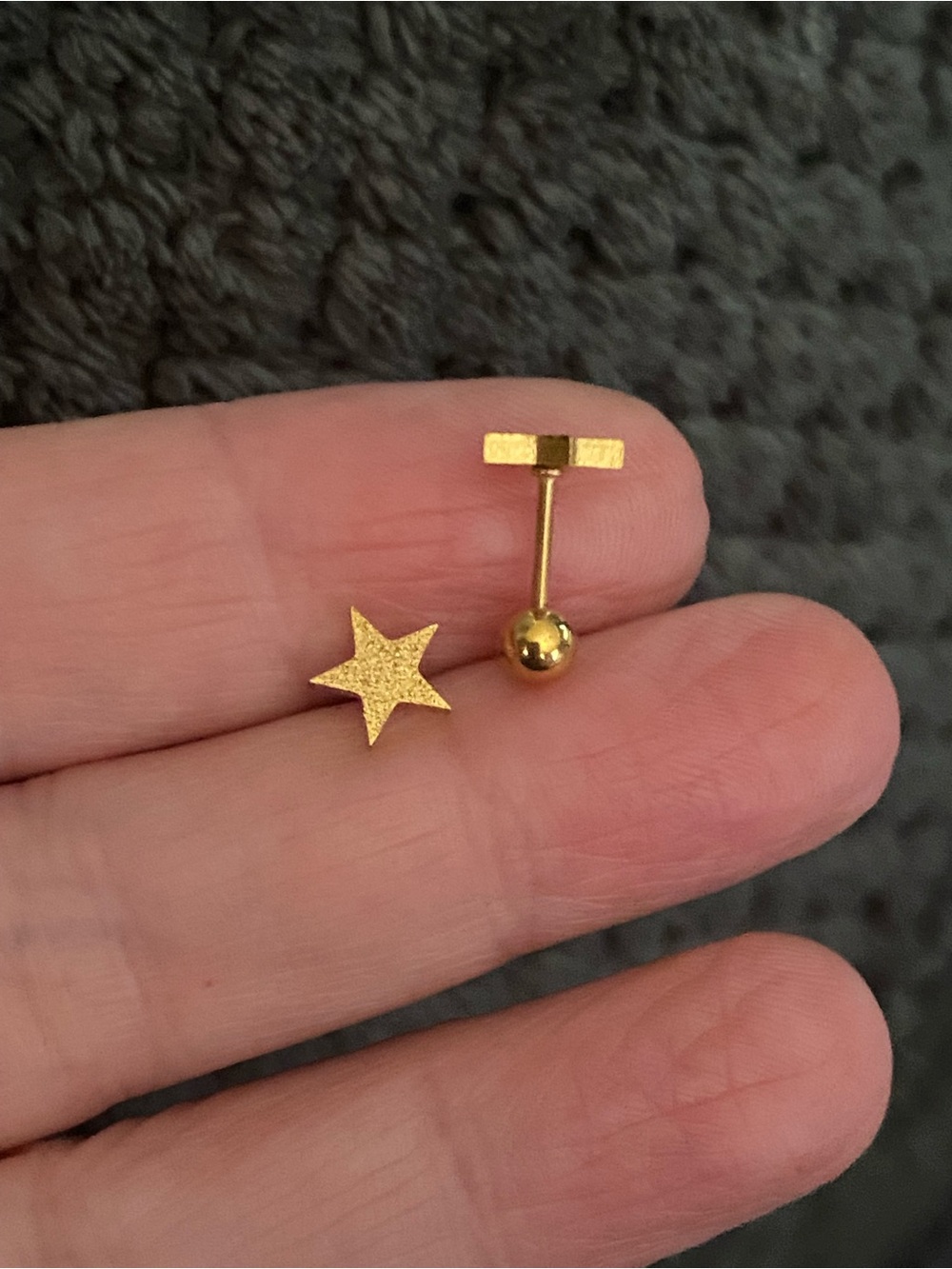Gold Star Stud Earrings - Women's Gold Tone Jewelry